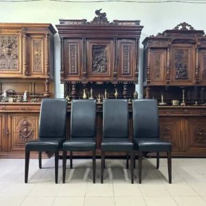 Шкіряні стільці-крісла