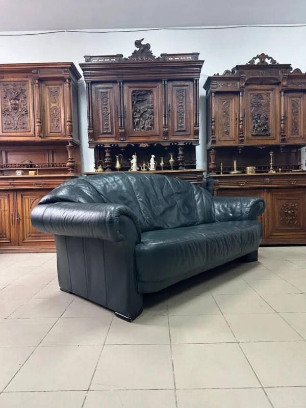 Шкіряний диван-3-ка