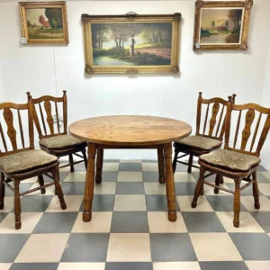 Комплект обідній з масиву дуба