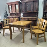 Розкладний дубовий стіл класичний