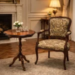 Кавовий столик з інкрустацією