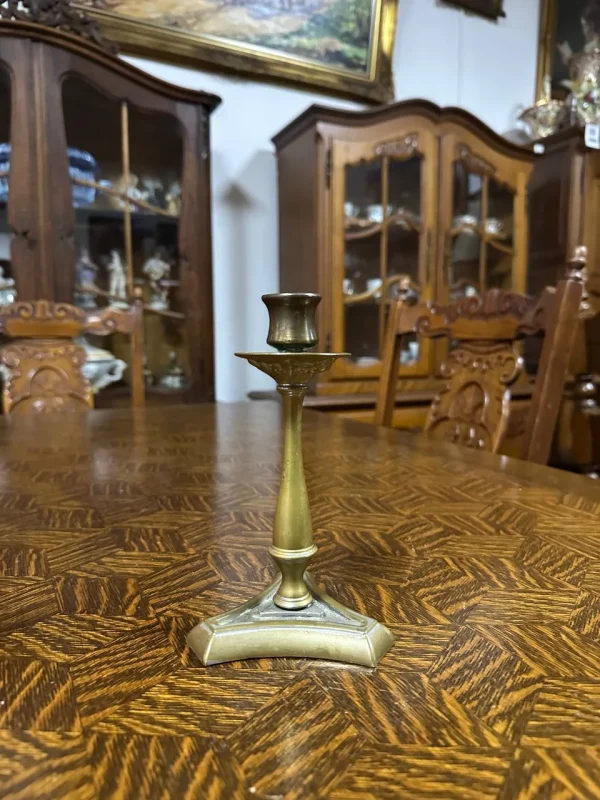 Вінтажний латунний свічник