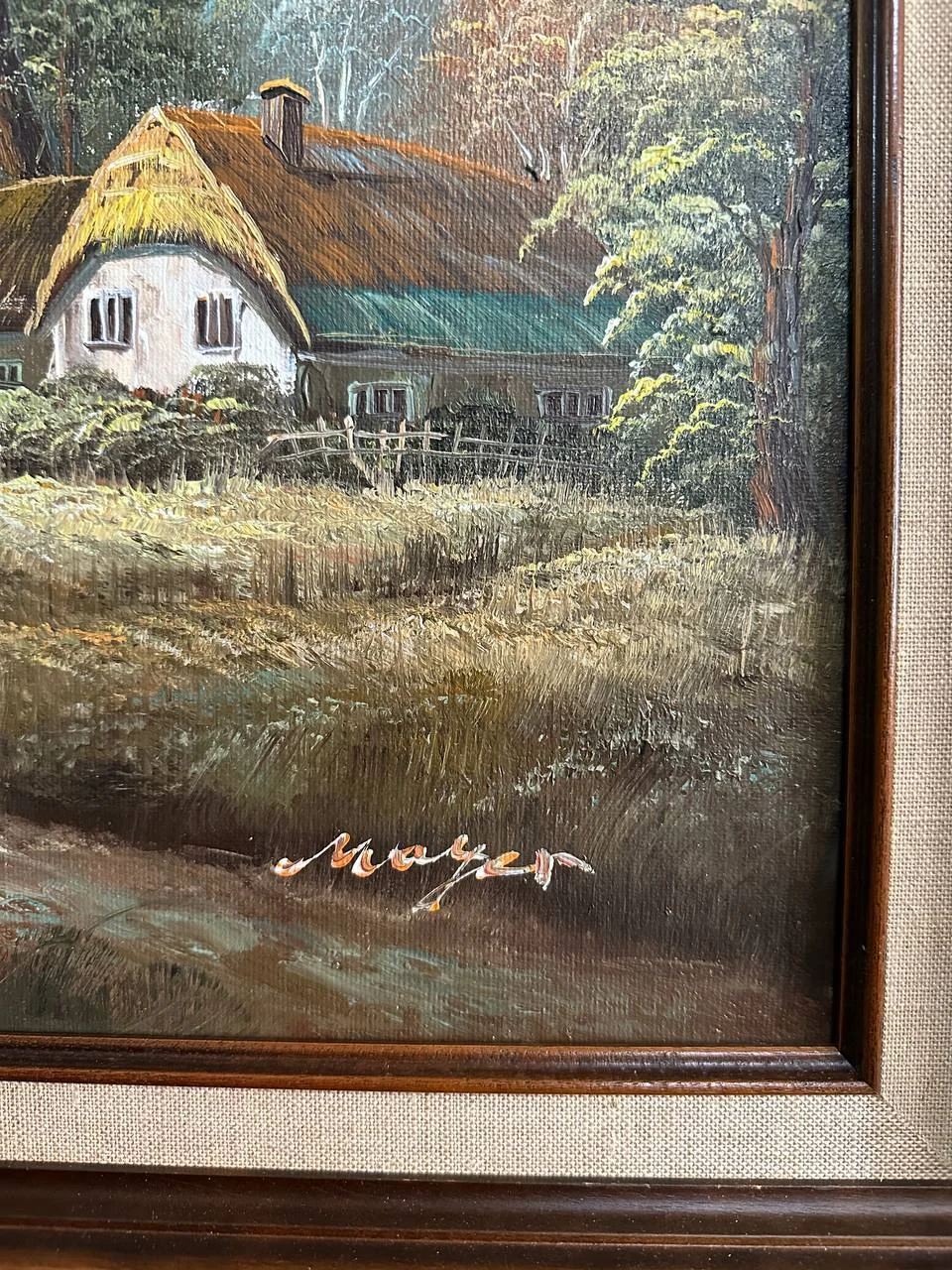 Картина-пейзаж у рамі