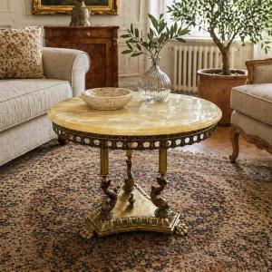 Круглий журнальний стіл