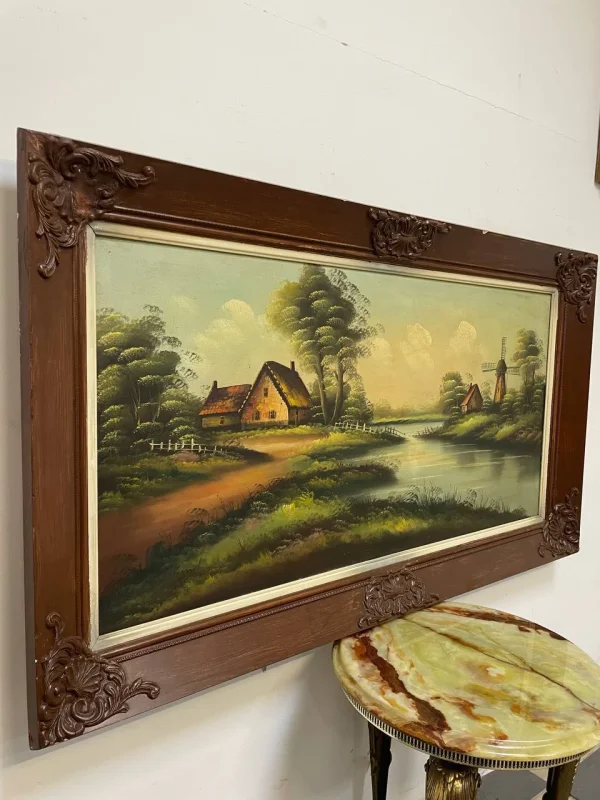 «Сільський пейзаж з вітряком»