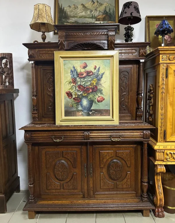 Картина &laquo;Маки&raquo; у декоративній рамі